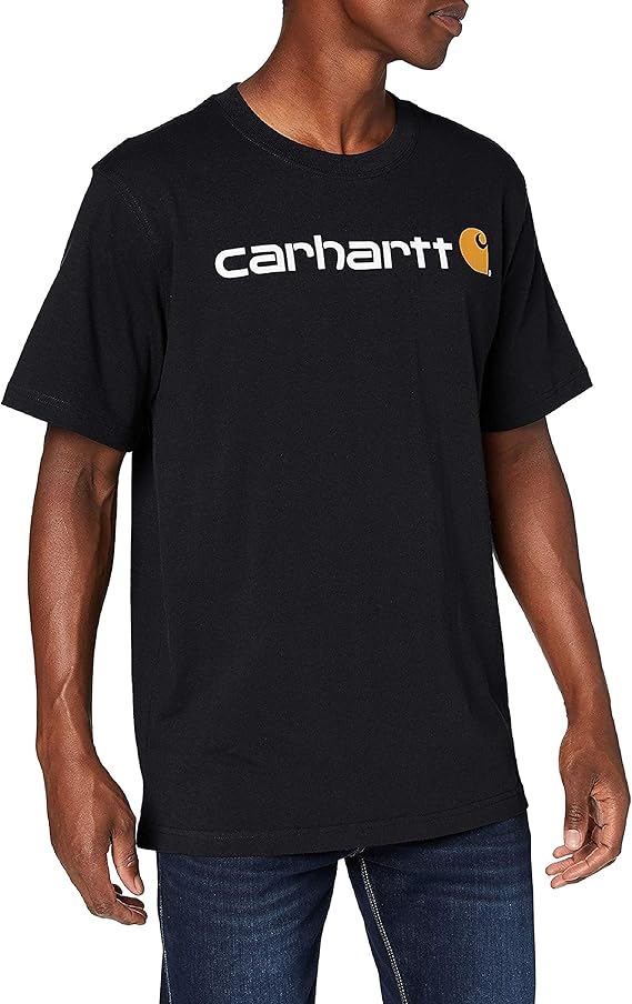 carhartt 男士core logo workwear短袖 t 恤
