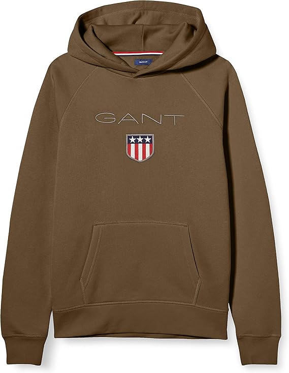gant 男孩 shield logo 运动衫 连帽衫