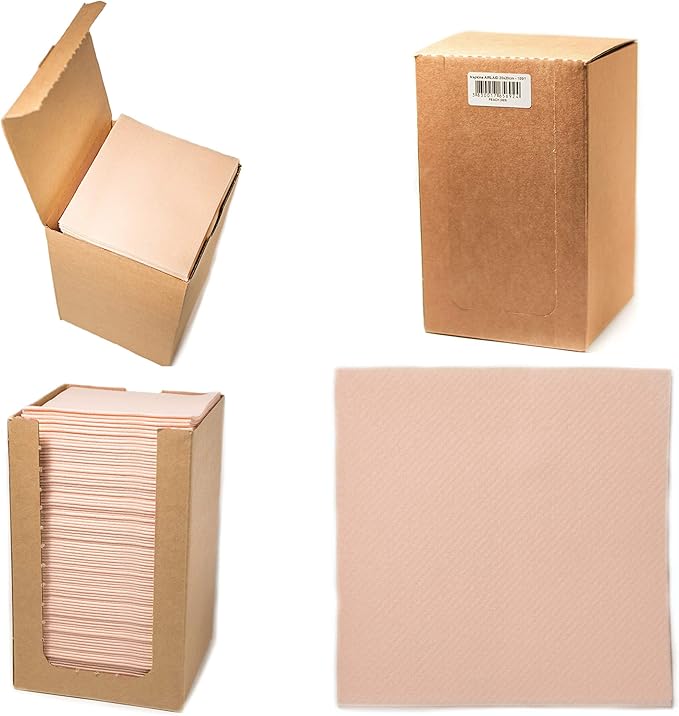 alvotex chic airlaid 100 coctail 餐巾,1/4 折叠面料一次性餐巾