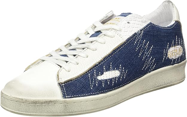 replay 男士 century-bluestrick 运动鞋