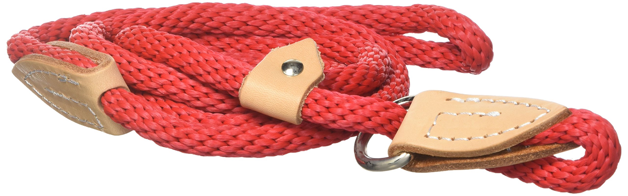 Hamilton 3/8" x 6' London Fast leash and choke collar for dogs, red