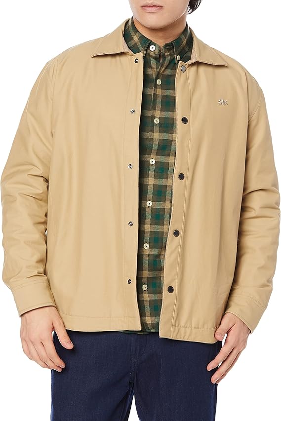 lacoste 法国鳄鱼 衬衫 [官方] 双面外套 男士 ch0722l