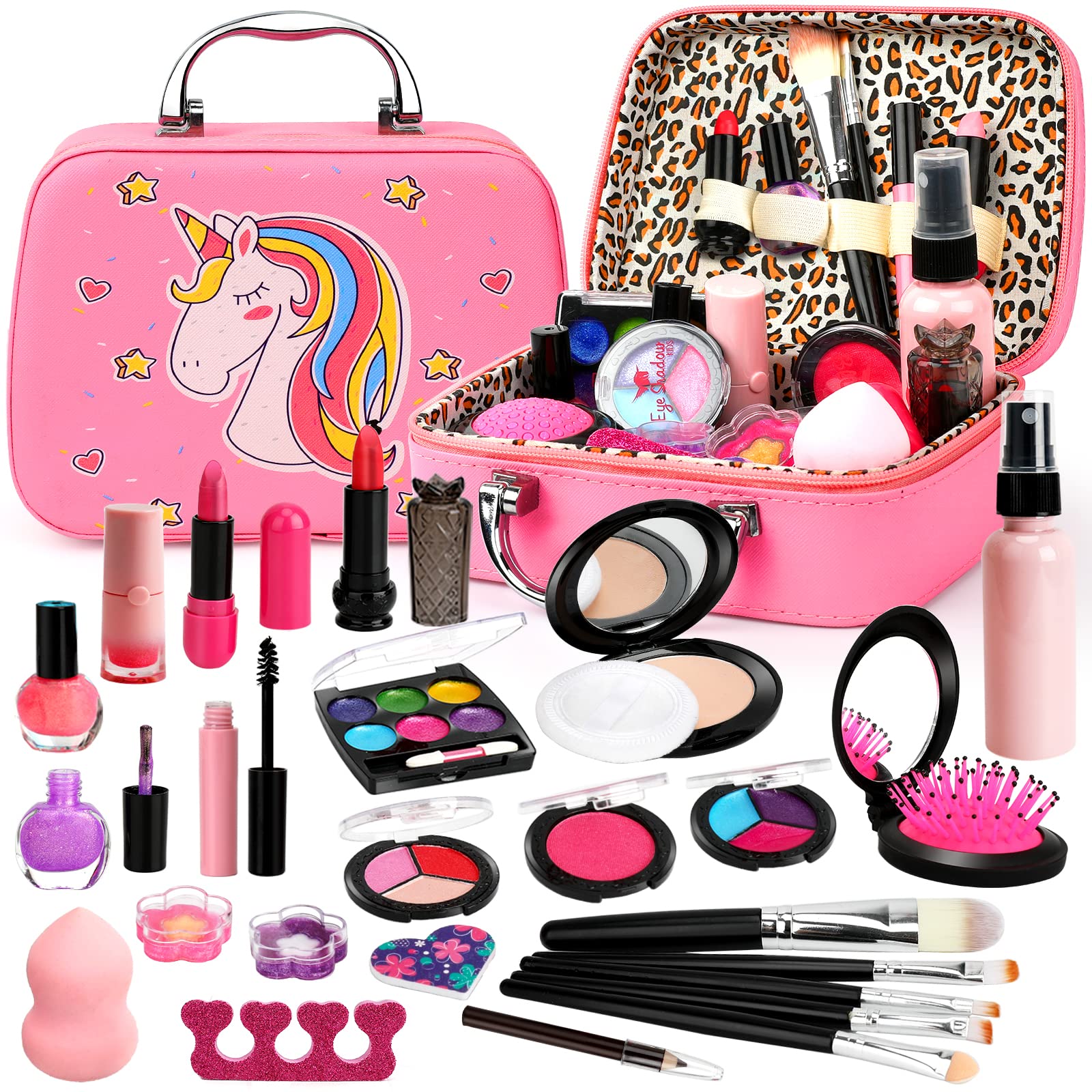 Fabely washable makeup toys for girls and children