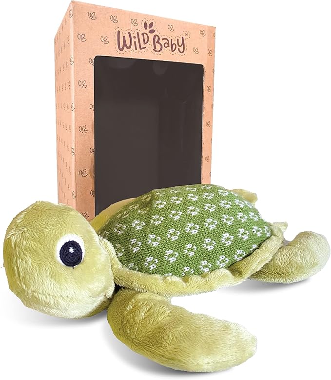 wild baby 可微波毛绒玩具 - 舒适可加热加重填充动物芳香薰衣草香味