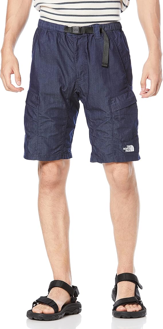 the north face 北面 半裤 nylon denim class v cargo short 男士