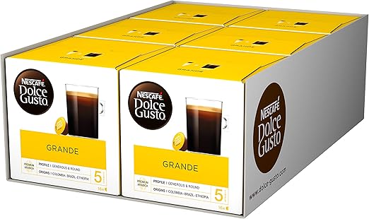 nescaf07 dolce gusto grande 咖啡,96 粒咖啡胶囊,100% 阿拉比卡豆