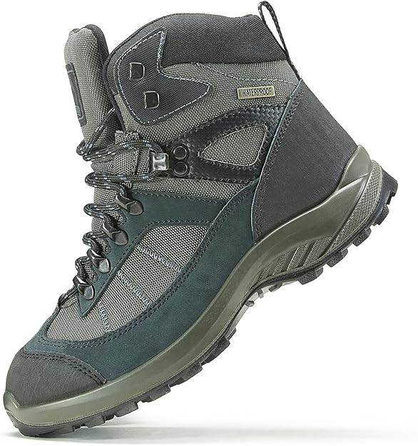 elk woods 男式 6 英寸防水轻质防滑徒步靴 84435 : 亚马逊中国: 运动