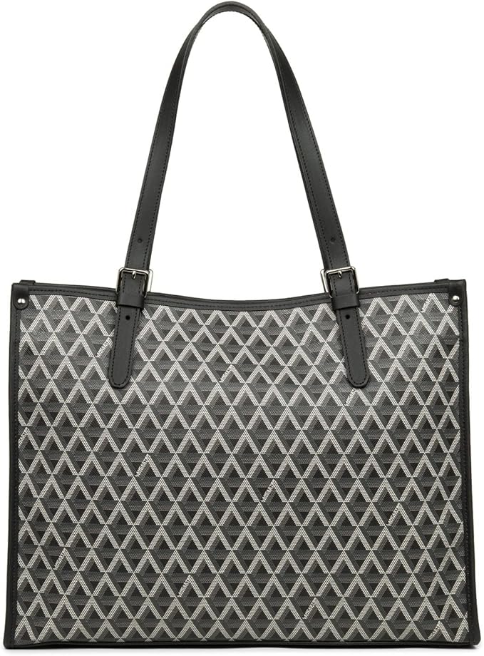 lancaster ikon 大肩托特包 - 黑色, 黑色//白色, 均码