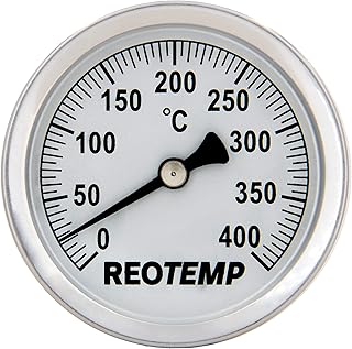 reotemp s1-c73 磁性模拟表面温度计,0 至 400 摄氏度