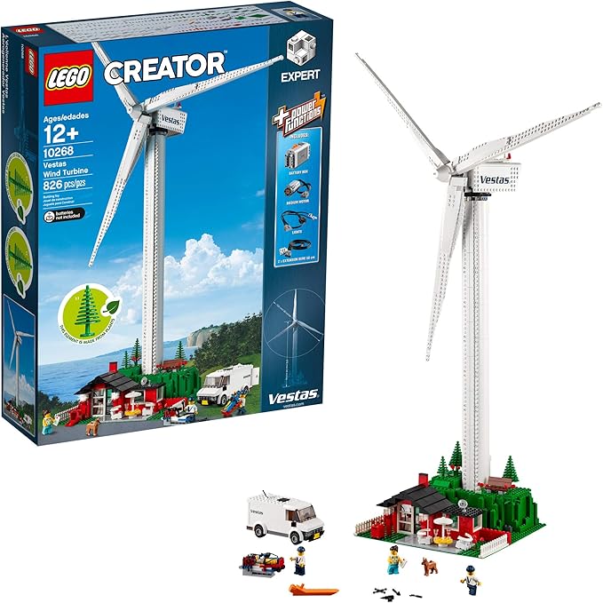 lego 乐高 creator expert vestas 风力发电机 10268 建筑套装(826 粒