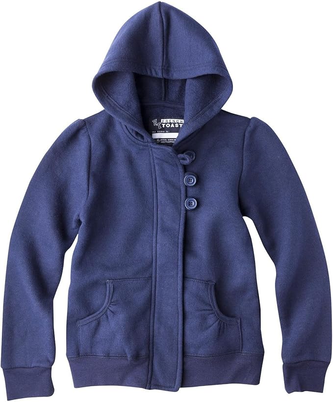 frenchtoast校服女童运动衫连帽衫蓝xs码45
