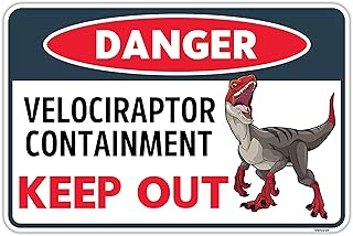 venicor 恐龙迅猛龙标志 - 20.32 x 30.