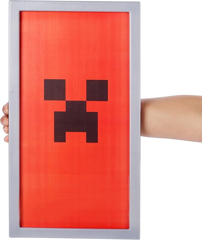 Minecraft Mattel Mcjg9 可定制盾牌角色扮演盾牌 玩具 亚马逊中国