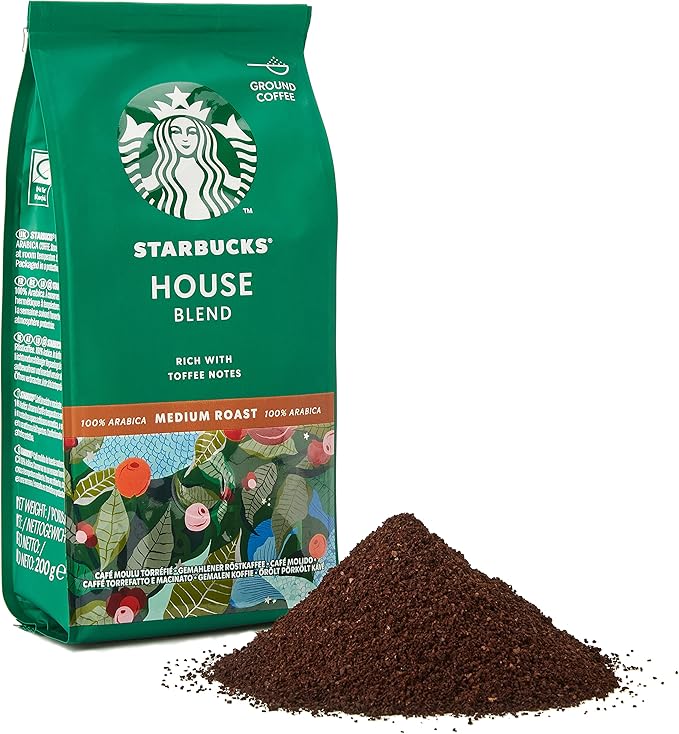 starbucks 星巴克 house blend 研磨过滤咖啡粉,中度烘焙(6 x 200g)