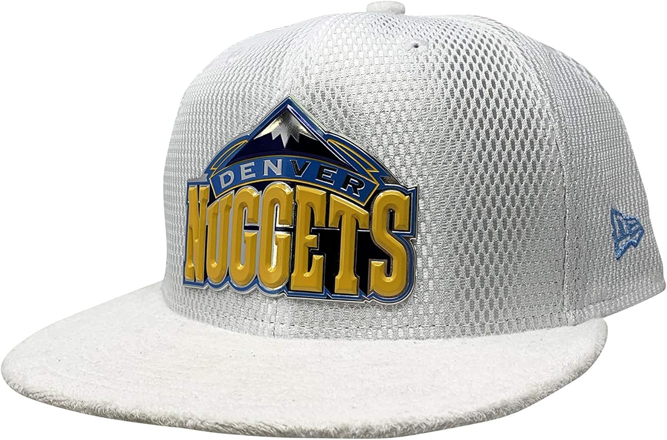 new era denver nuggets 棒球帽 59fifty nba 篮球平帽檐棒球帽(7 1/4