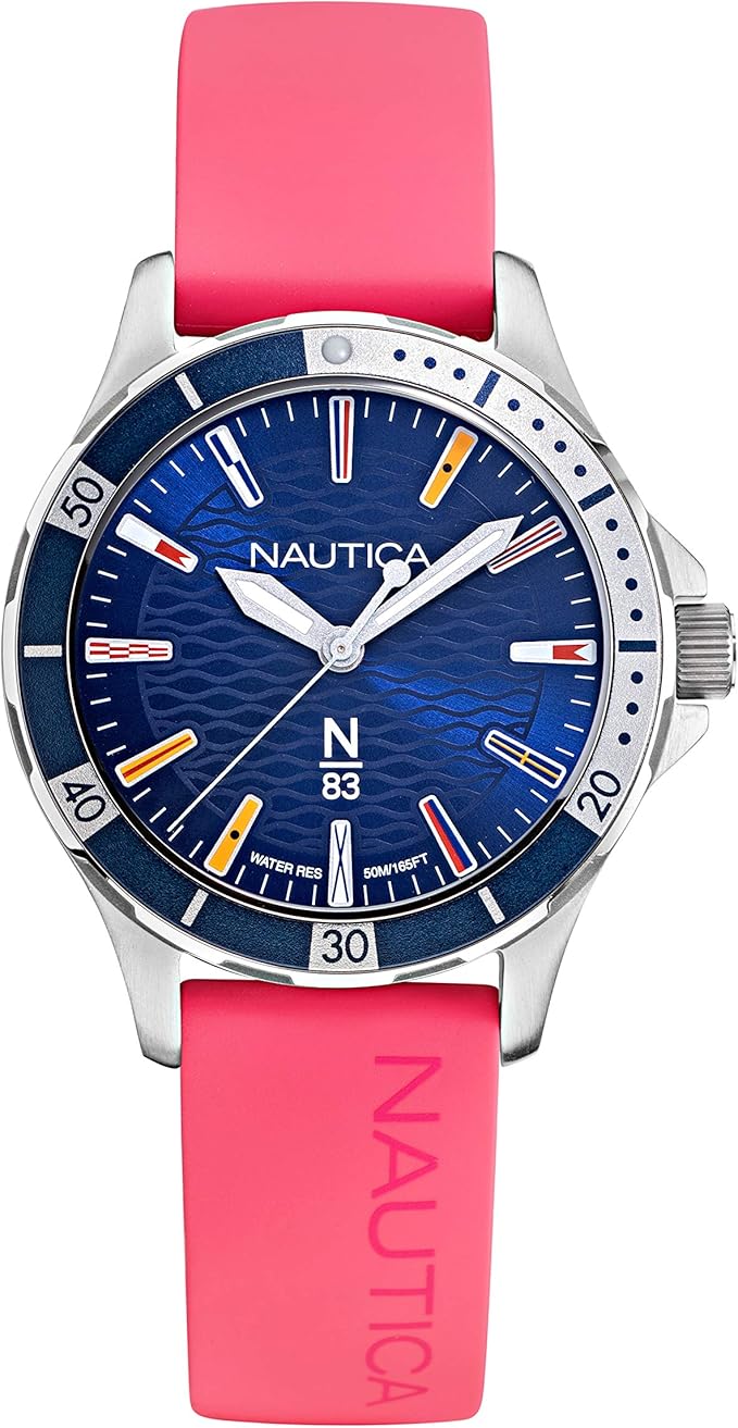 nautica 诺帝卡 男士 marblehead trophy 黄铜镀不锈钢