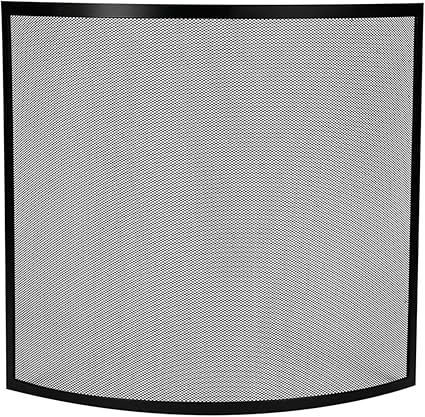 火花保护栅66x61cm 金属黑色壁炉防护栅壁炉 家居 亚马逊中国