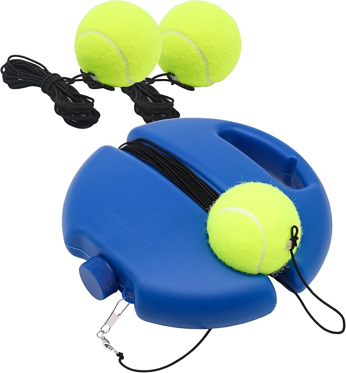 反弹球,自练习网球训练设备,适用于运动锻炼,单人网球训练底板工具,带