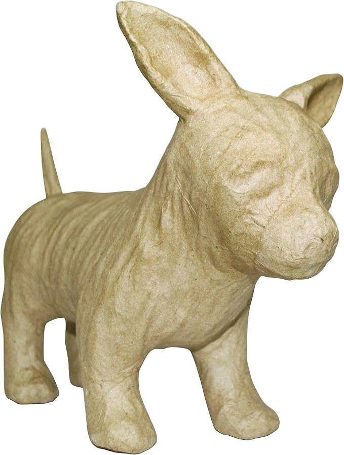 décopatch sa102o 纸浆制纸模,兔子,长19 x 7 x 28厘米,装饰,卡纸