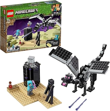 Lego 乐高minecraft我的世界决战末影龙最后的战役 积木玩具男孩 Lego 亚马逊中国 玩具