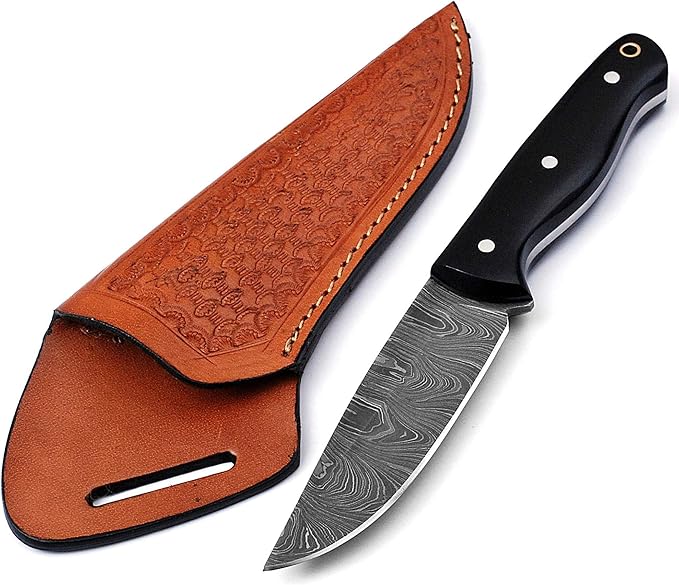 coldland irh46 手工制作的大马士革猎刀*的 9 英寸(约 22.9 厘米)