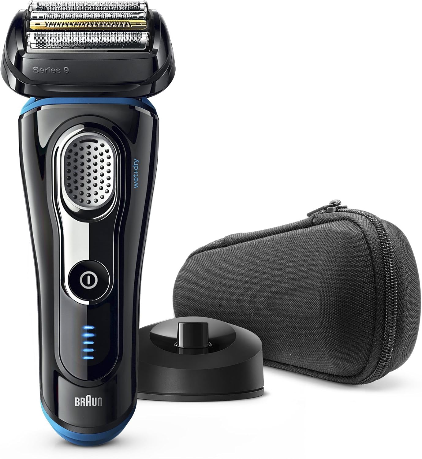 braun 博朗系列9 9240s男士剃须刀,干湿两用,无线充电剃须刀-黑色