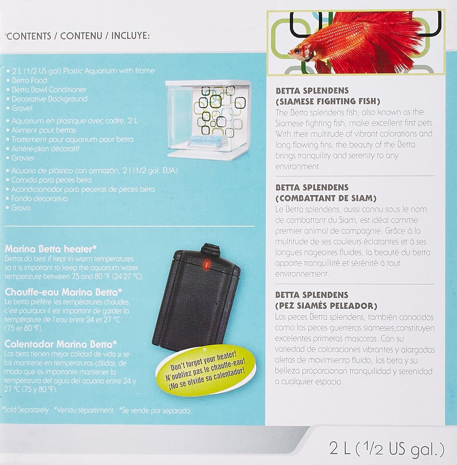 Marina Betta 水族箱入门套件, GEO 泡泡: 亚马逊中国: 宠物用品