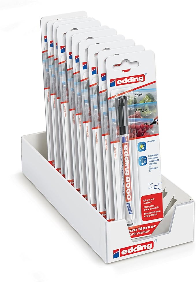 edding 4-51625 冷冻标记笔 气泡屏蔽盒 组织和标签