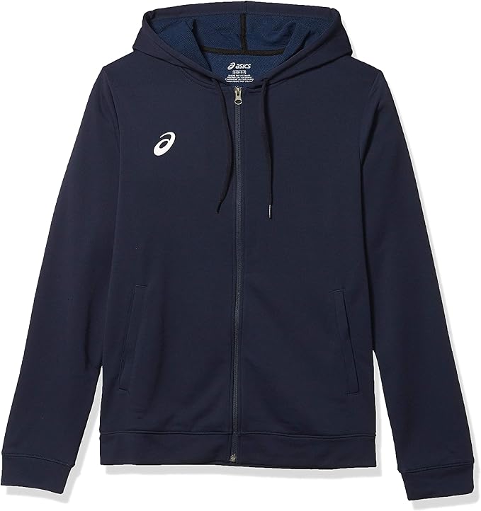 asics 男士法式厚绒布全拉链连帽衫 【asics 亚瑟士】 服饰箱包