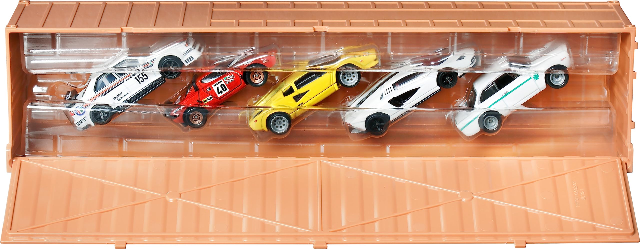 Hot Wheels Premium Car Culture 5-piece toy Car collection container,Che Figata die-cast 1:64 scale 5-piece package