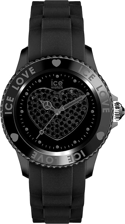 ice watch ice-love系列 中号 石英 女表 lo.bk.u.s.10