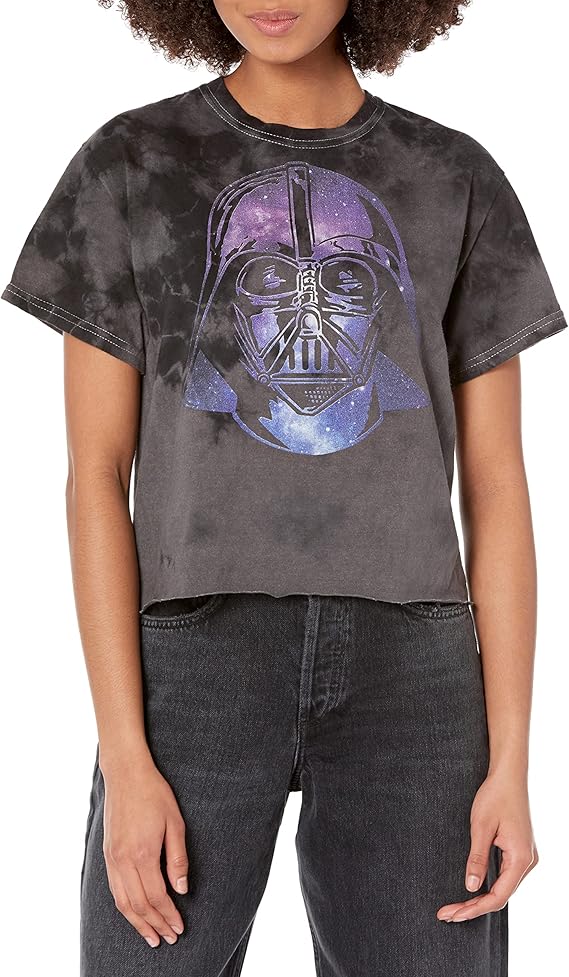 star wars 维达太空头盔女式快速时尚短袖 t 恤