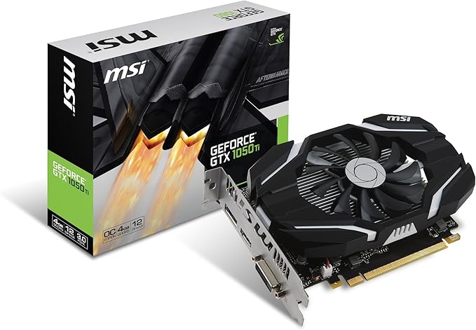 msi 微星 电脑显卡(gtx 1050 ti 4g oc)