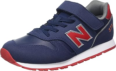 new balance 男童 373 松紧鞋带,带钩环系带运动鞋