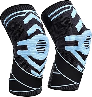 护膝 专业护膝 带髌骨凝胶垫和侧稳定器 男女 护膝 适用于跑步,缓解