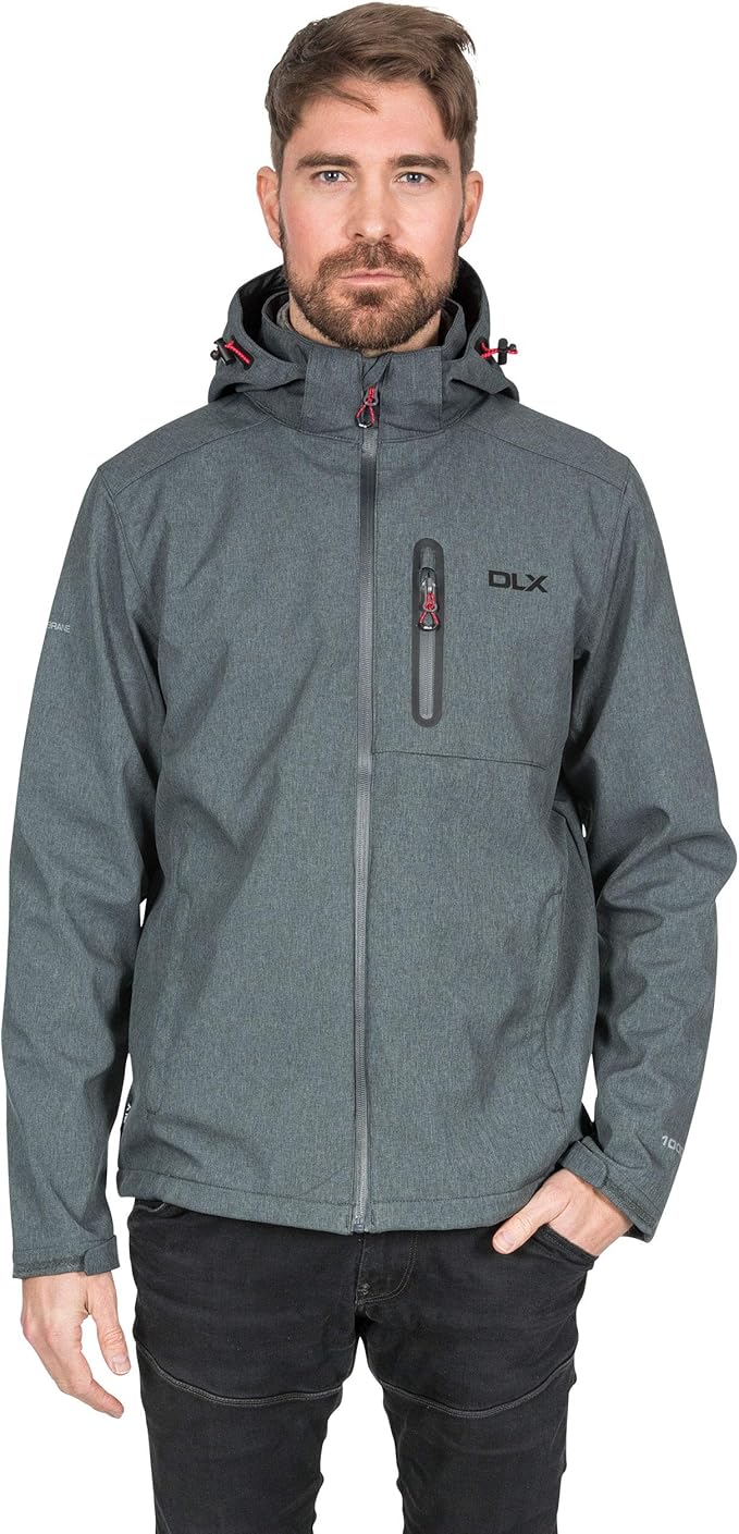 dlx 男式 ferguson ii 防水夹克,带可拆卸兜帽