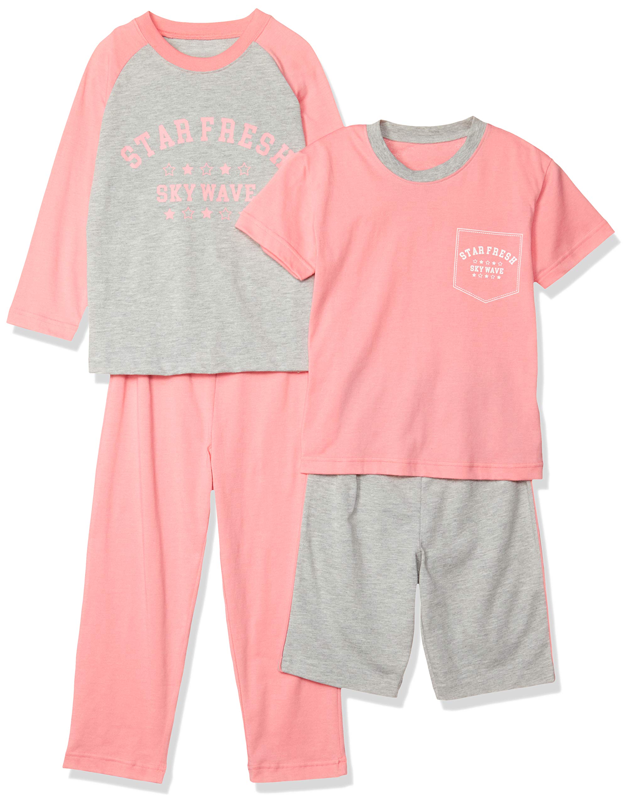 Cecile children's pajamas 4-piece home wear pajamas upper and lower set NC-89