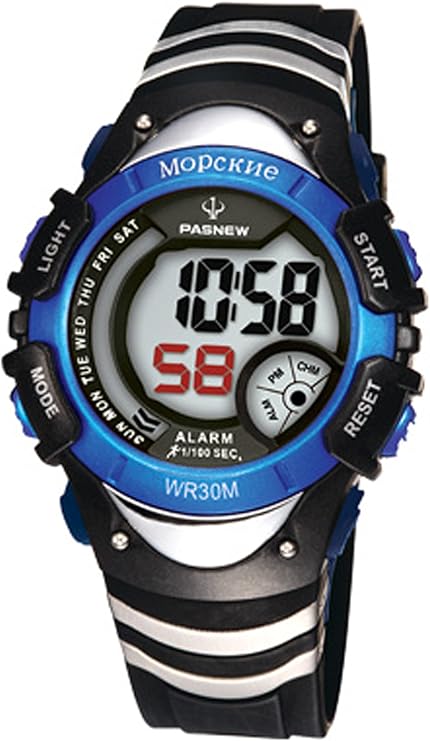 pasnew 百圣牛 户外运动休闲登山潜水系列电子运动表 pse-308b(蓝色)