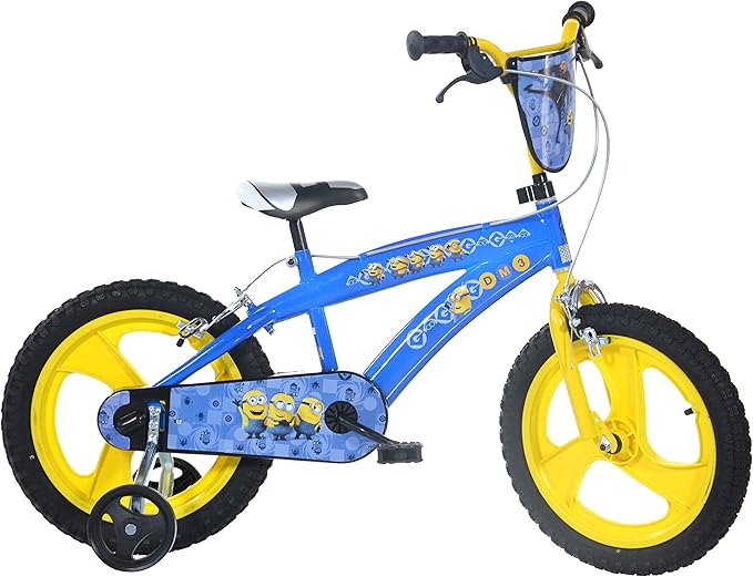 dino bikes 165xc-min 男孩小黄人 16 英寸自行车 - 5-8 岁