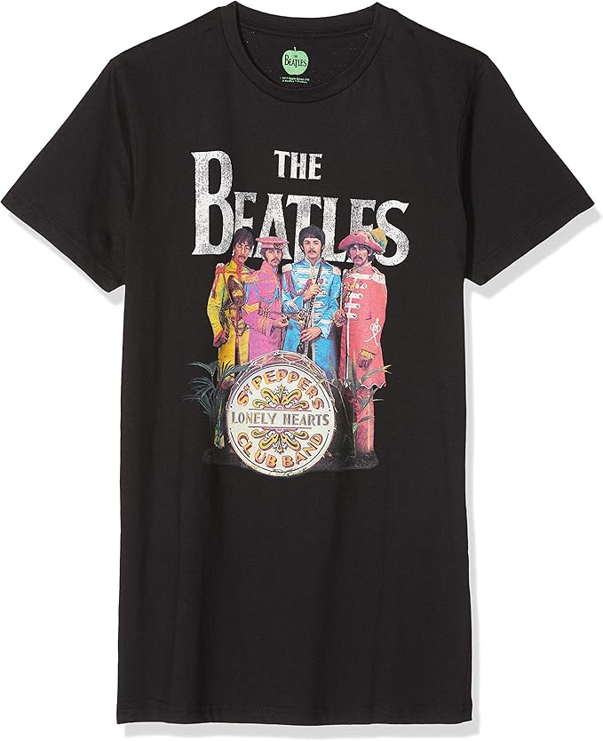 男式 the beatles sgt 胡椒短袖 t 恤