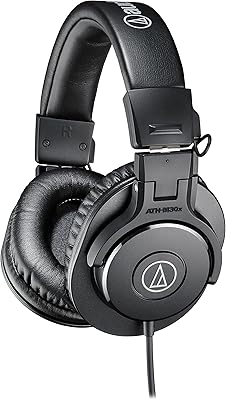 audio technica 铁三角 专业监听耳机 ath-m30x