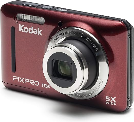 kodak 柯达 fz 53 数码相机 红色 (1615万像素 2.