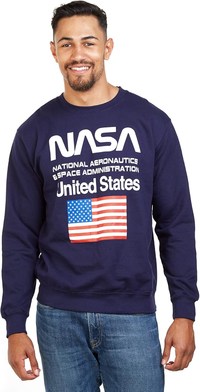 nasa 男士管理运动衫