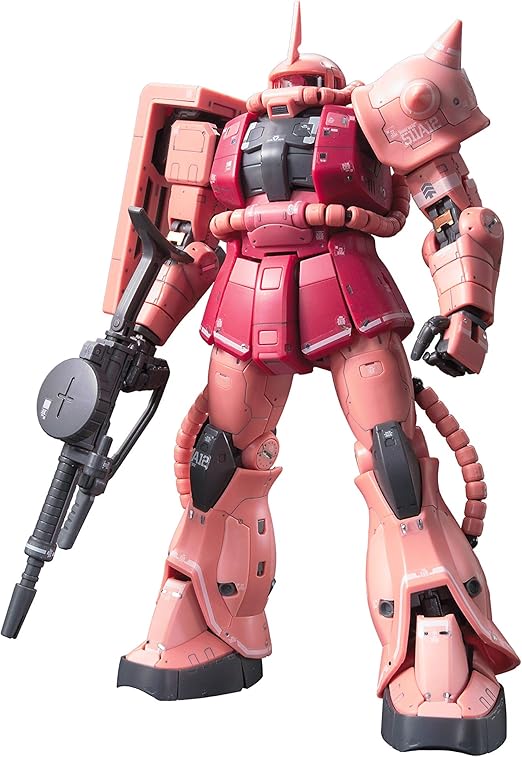 rg 机动战士高达 ms-06s 夏亚*扎古1/144比例 已分色塑料模型