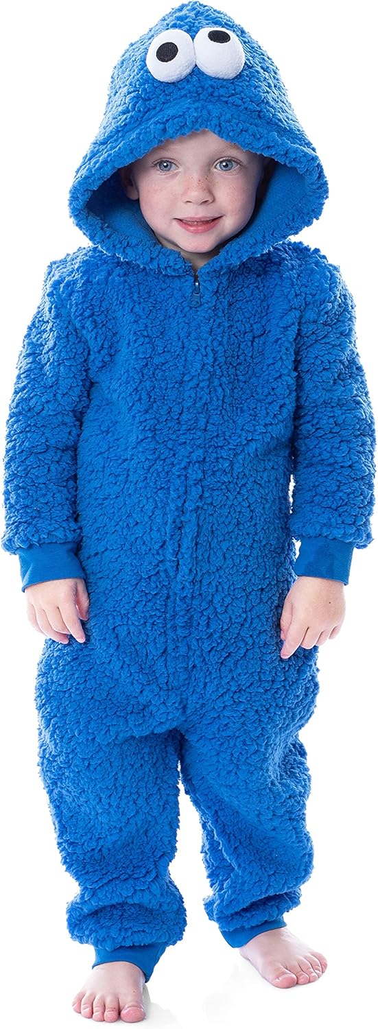 sesame street 家庭羊羔绒联盟套装服装睡衣成人男女幼儿男孩女孩