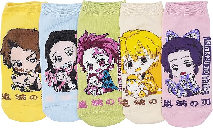 tundoit 动漫袜 5 双/套女式袜子