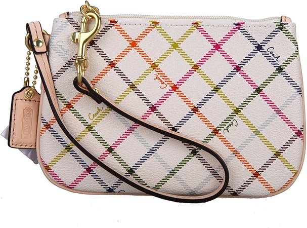 Coach 蔻驰pvc时尚女士手拿包白花色b4mc 皮具箱包 亚马逊中国