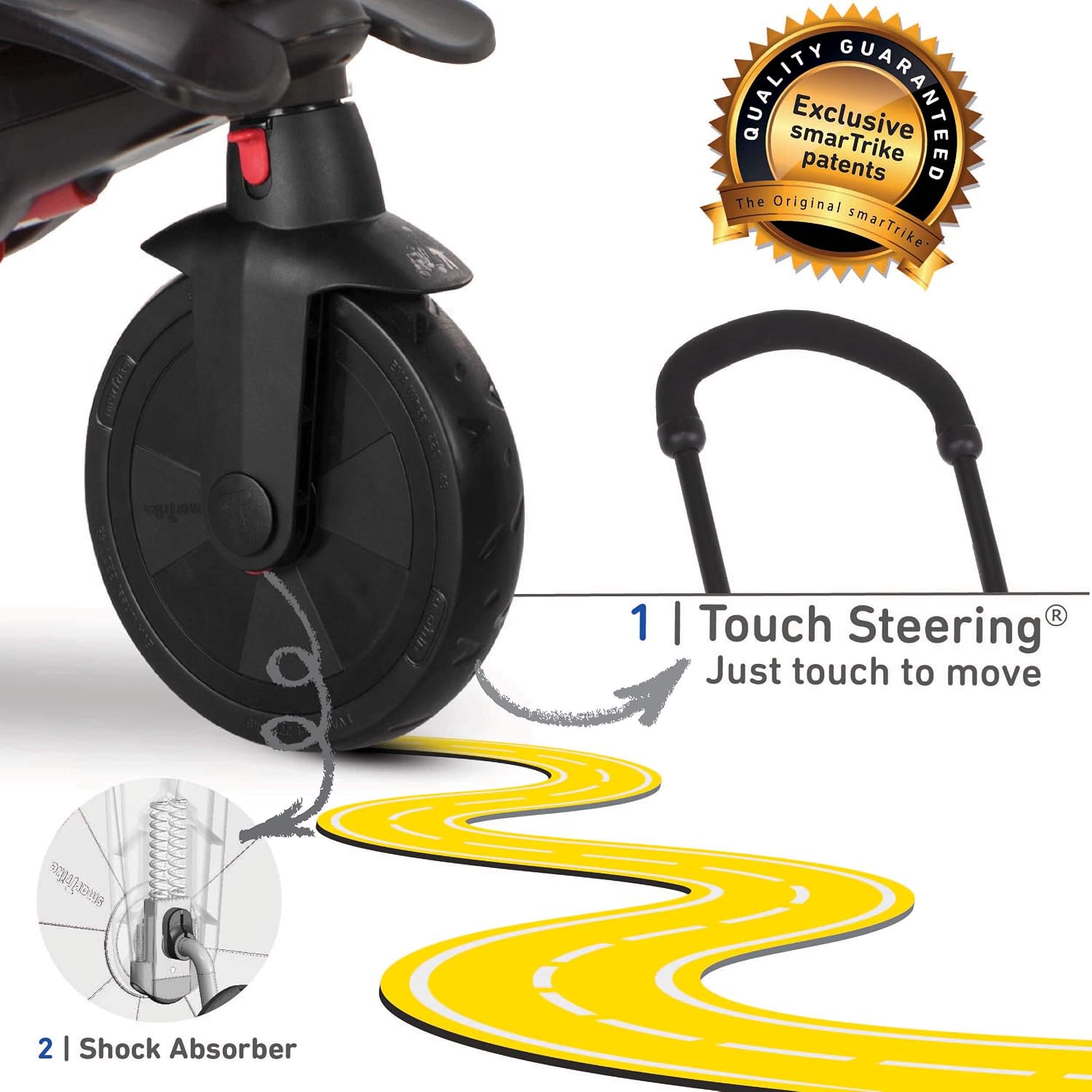 smartrike smartfold 700婴儿三轮车- 玩具 