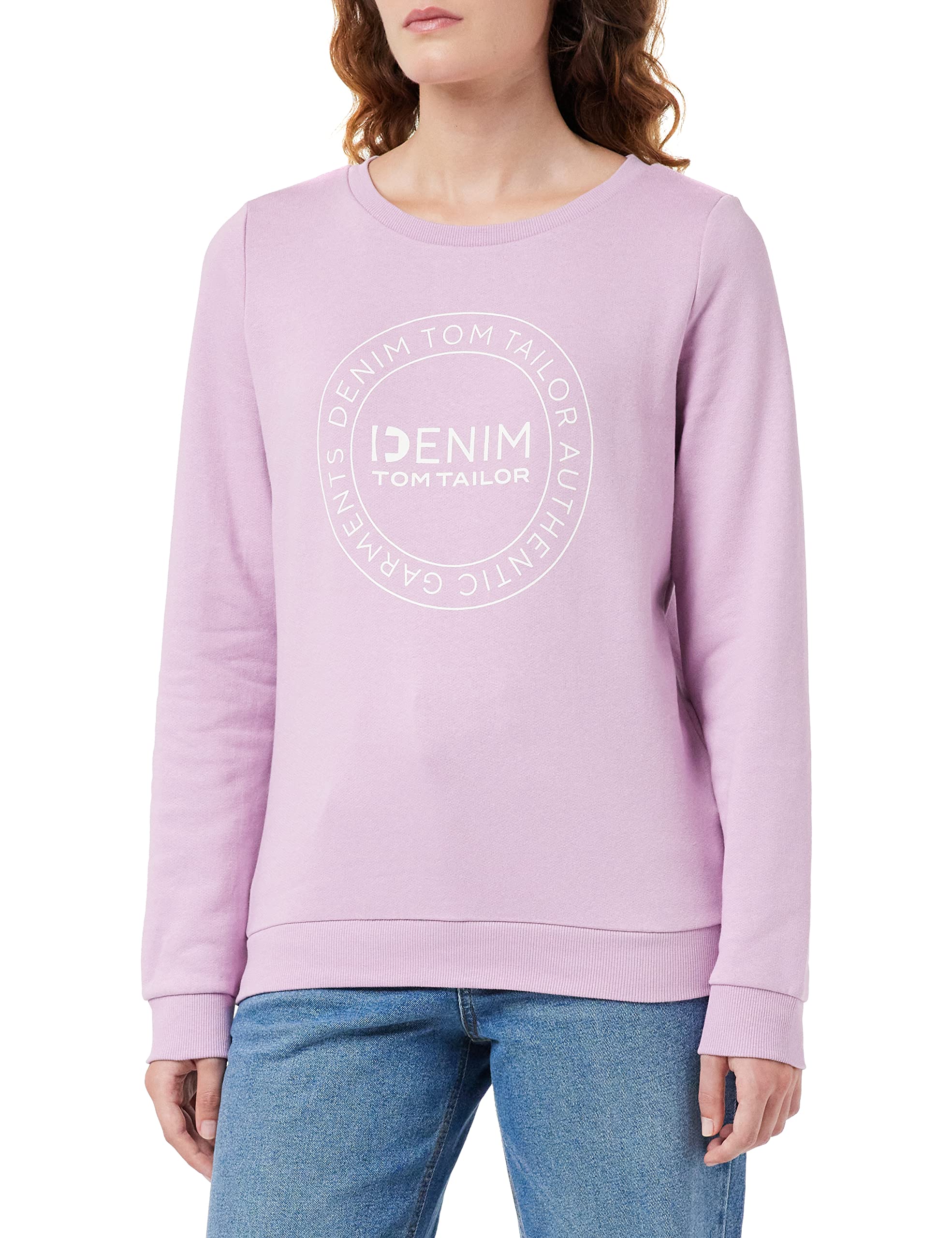 TOM TAILOR Denim women's sweatshirt with trademark print
