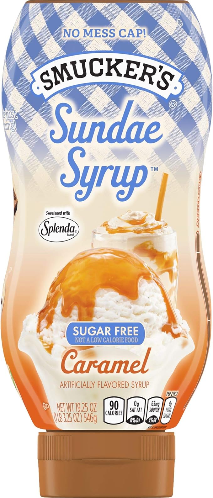 smucker's sundae syrup sugar free caramel flavored syrup